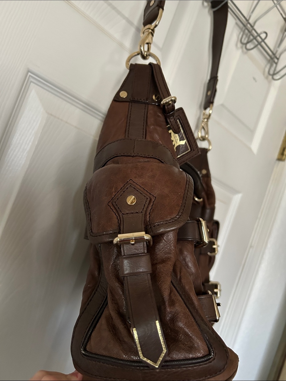 L.A.M.B. By Gwen Stefani Brown Leather bag - Picture 5 of 10